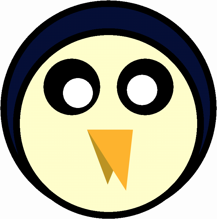 Kleiner niedlicher Pinguin (Logo von gunter.software)